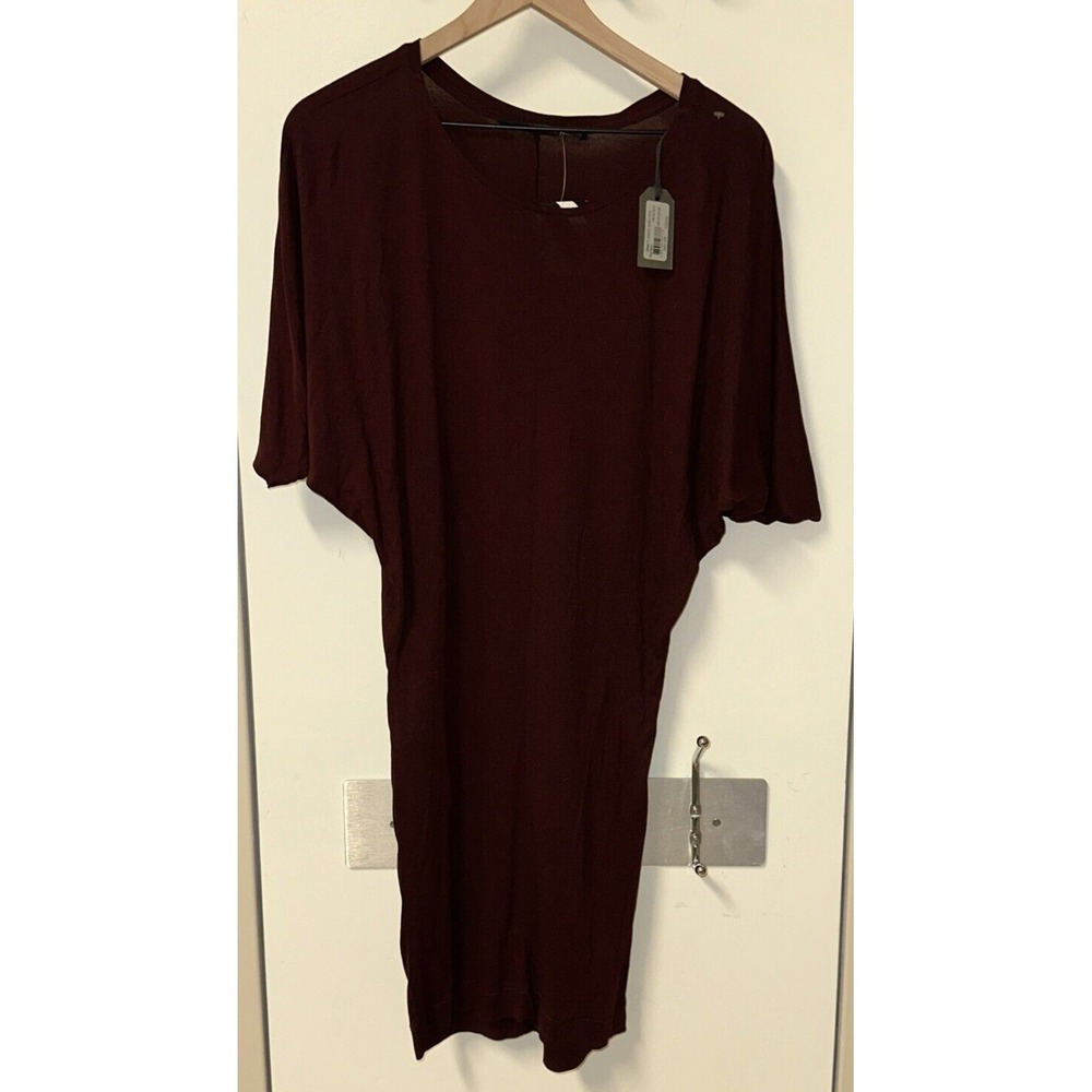 All Saints Women Size 0 Darcy Slouchy Dress‎ Rust Marl Half Sleeve Casual